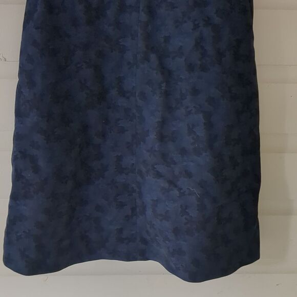 Banana Republic Navy Black Camo Fitted Dress, Size 4 - Picture 5 of 8